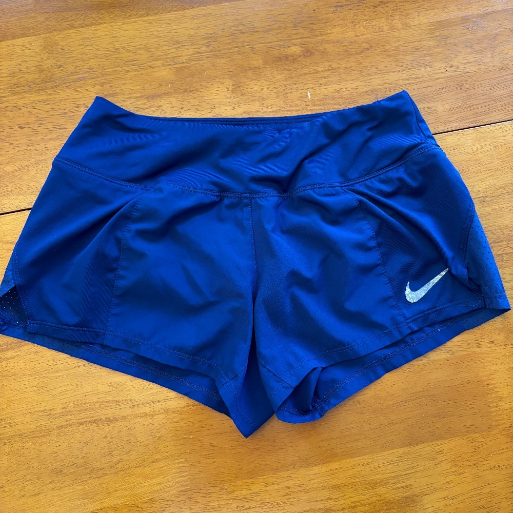 Blue Low Rise Nike Athletic Shorts Size XS